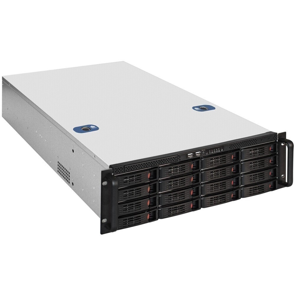 Серверный корпус 4-trays Workstation Chassis 2 x 5.25" drive bays 4 x 3.5" swappable HDD trays; 4-po