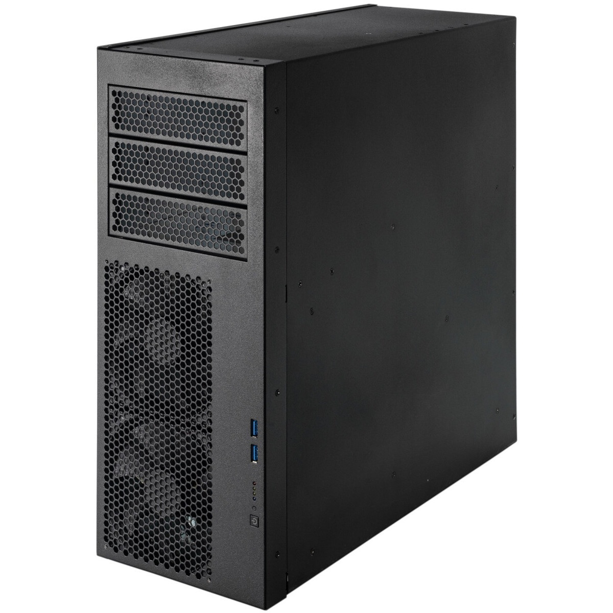 Серверный корпус 4-trays Workstation Chassis 2 x 5.25" drive bays 4 x 3.5" swappable HDD trays; 4-po