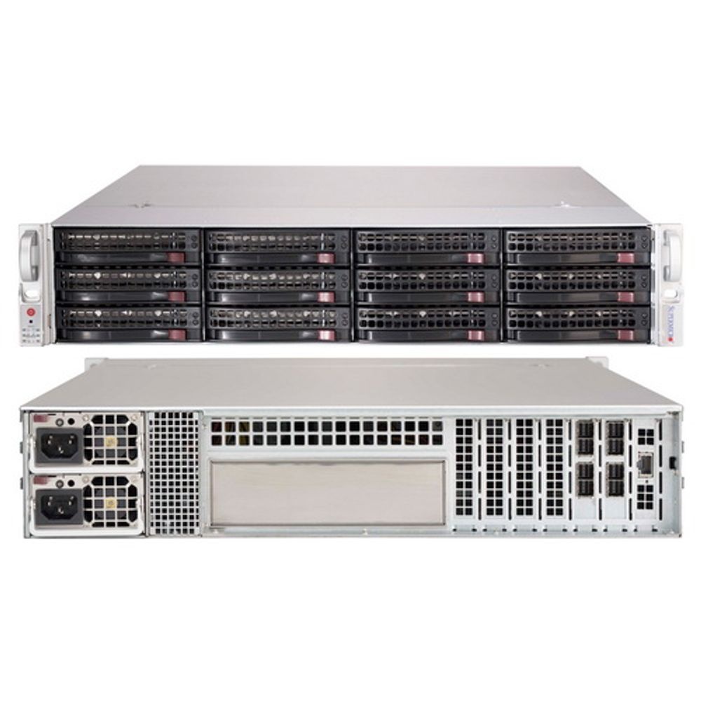 Корпус SuperMicro CSE-826BE2C-R741JBOD 2x740W черный