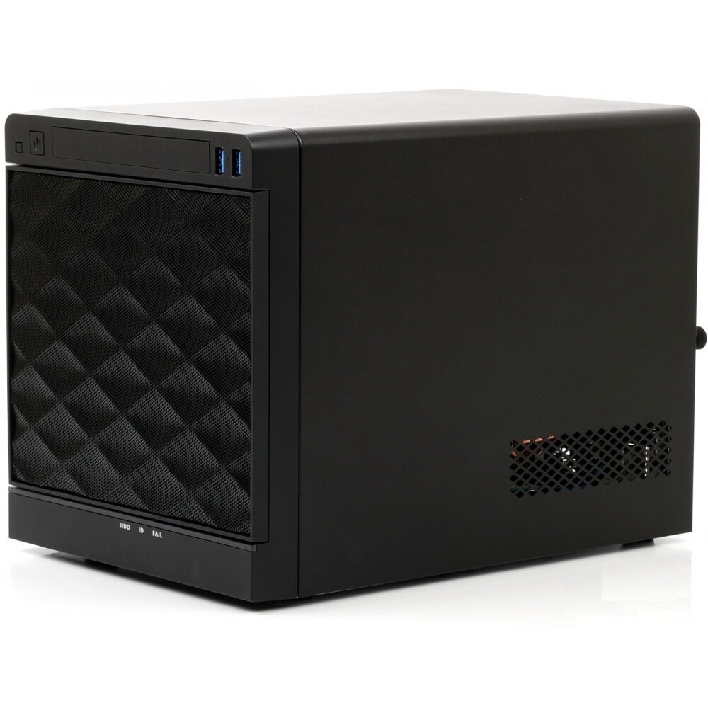 Корпус InWin IW-R400-01N /USB3.0*2/Rear fan 8025mm 4200RPM*2/Front fan 8025mm 4200RPM*2/Front door/A