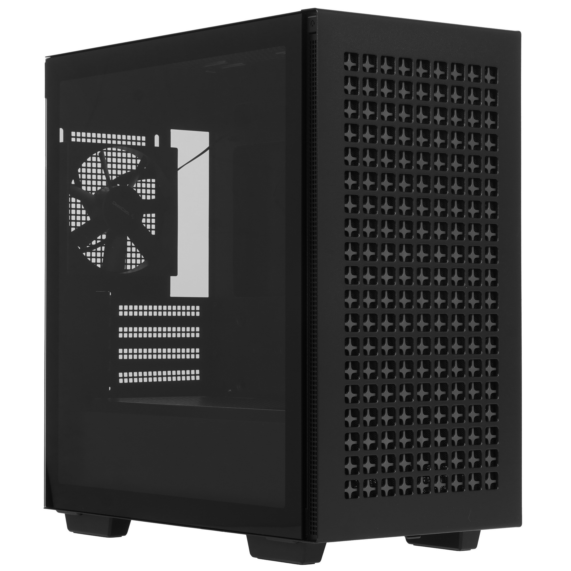 Компьютерный корпус Deepcool CH370 черный без БП mATX 1x120mm 1xUSB2.0 1xUSB3.0 audio bott PSU