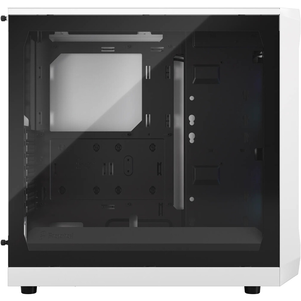 Корпус ПК без блока питания Fractal Design Meshify 2 Compact RGB TG Light Tint, Midi-Tower, 4x120mm