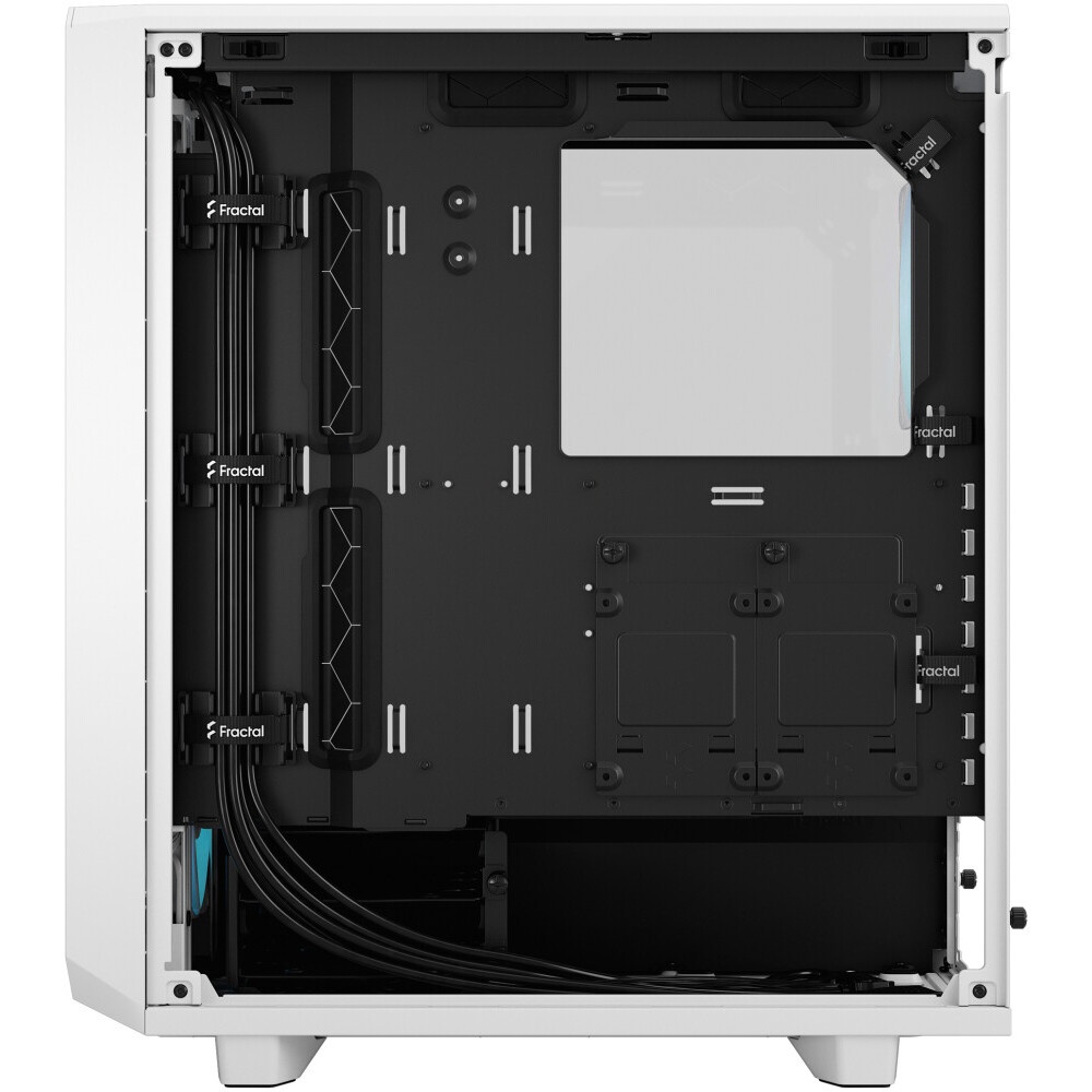 Корпус ПК без блока питания Fractal Design Meshify 2 Compact RGB TG Light Tint, Midi-Tower, 4x120mm