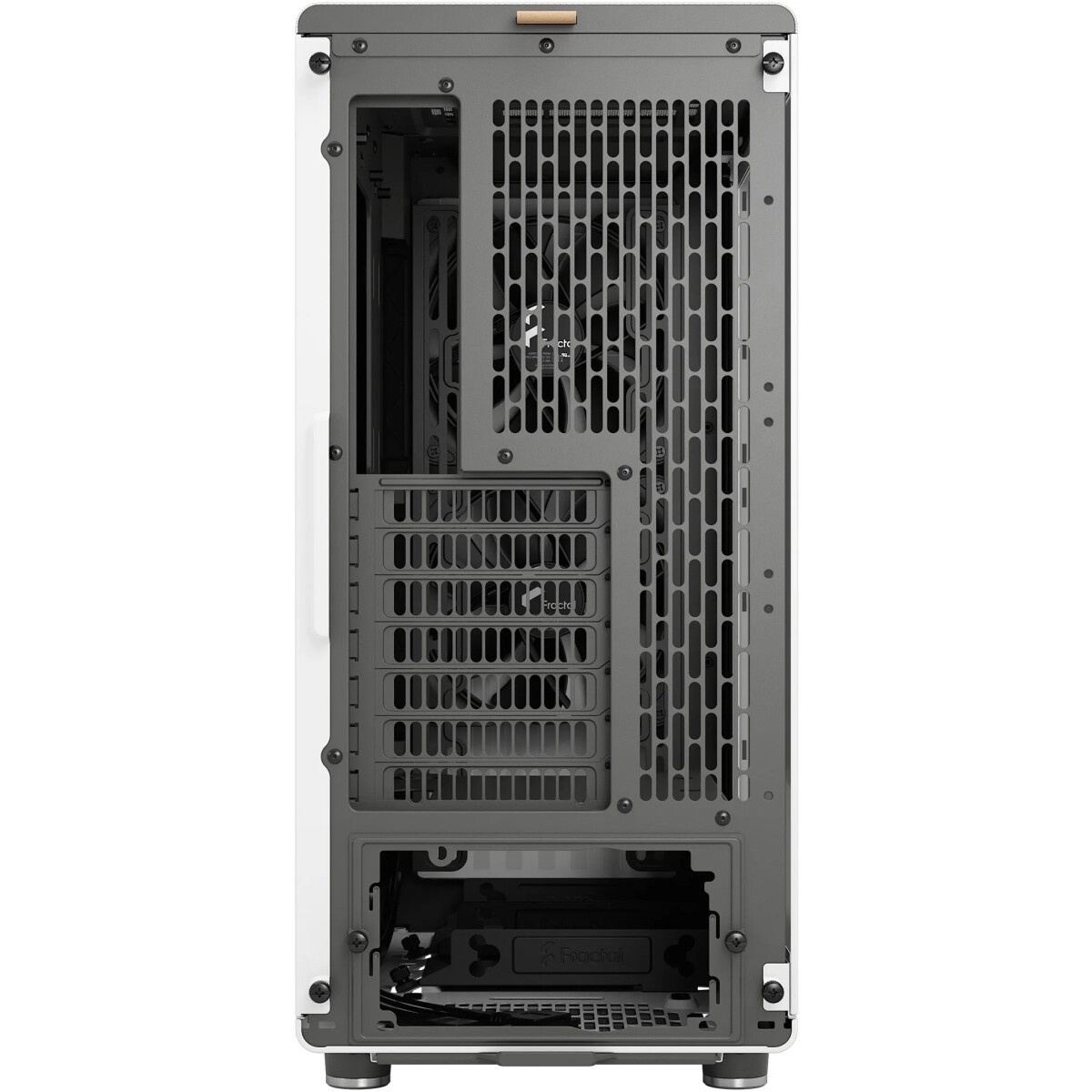 Корпус ПК без блока питания Fractal Design Meshify 2 Compact RGB TG Light Tint, Midi-Tower, 4x120mm