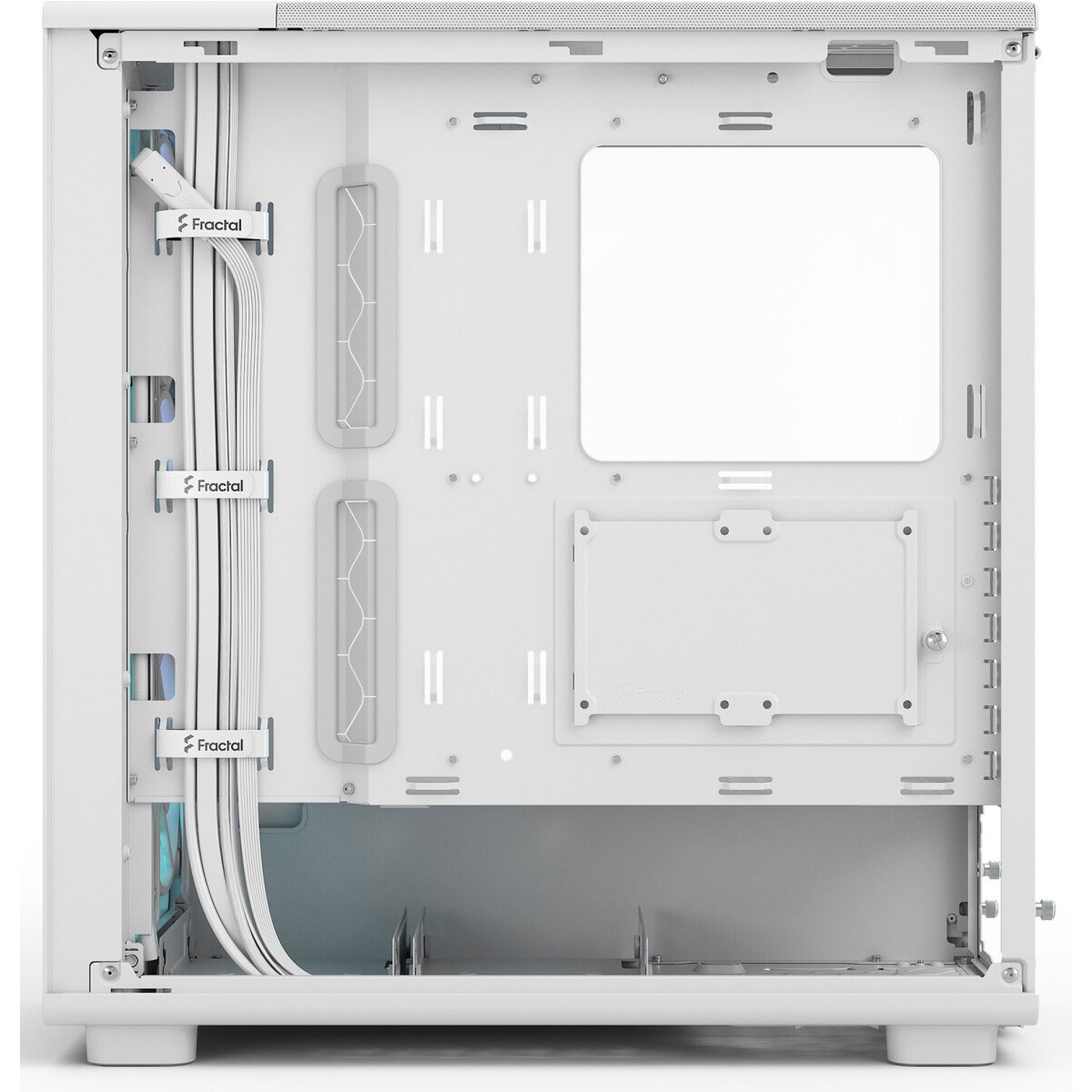 Корпус ПК без блока питания Fractal Design Meshify 2 Compact RGB TG Light Tint, Midi-Tower, 4x120mm