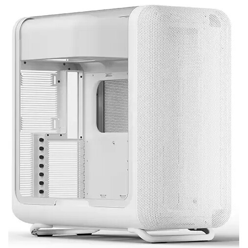 Корпус ПК без блока питания Fractal Design Meshify 2 Compact RGB TG Light Tint, Midi-Tower, 4x120mm