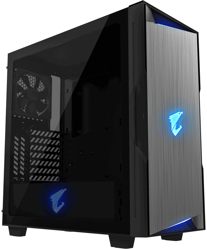 Компьютерный корпус Gigabyte AORUS С300 GB-AC300G черный без БП ATX 4x120mm 4x140mm 2xUSB3.0 audio b