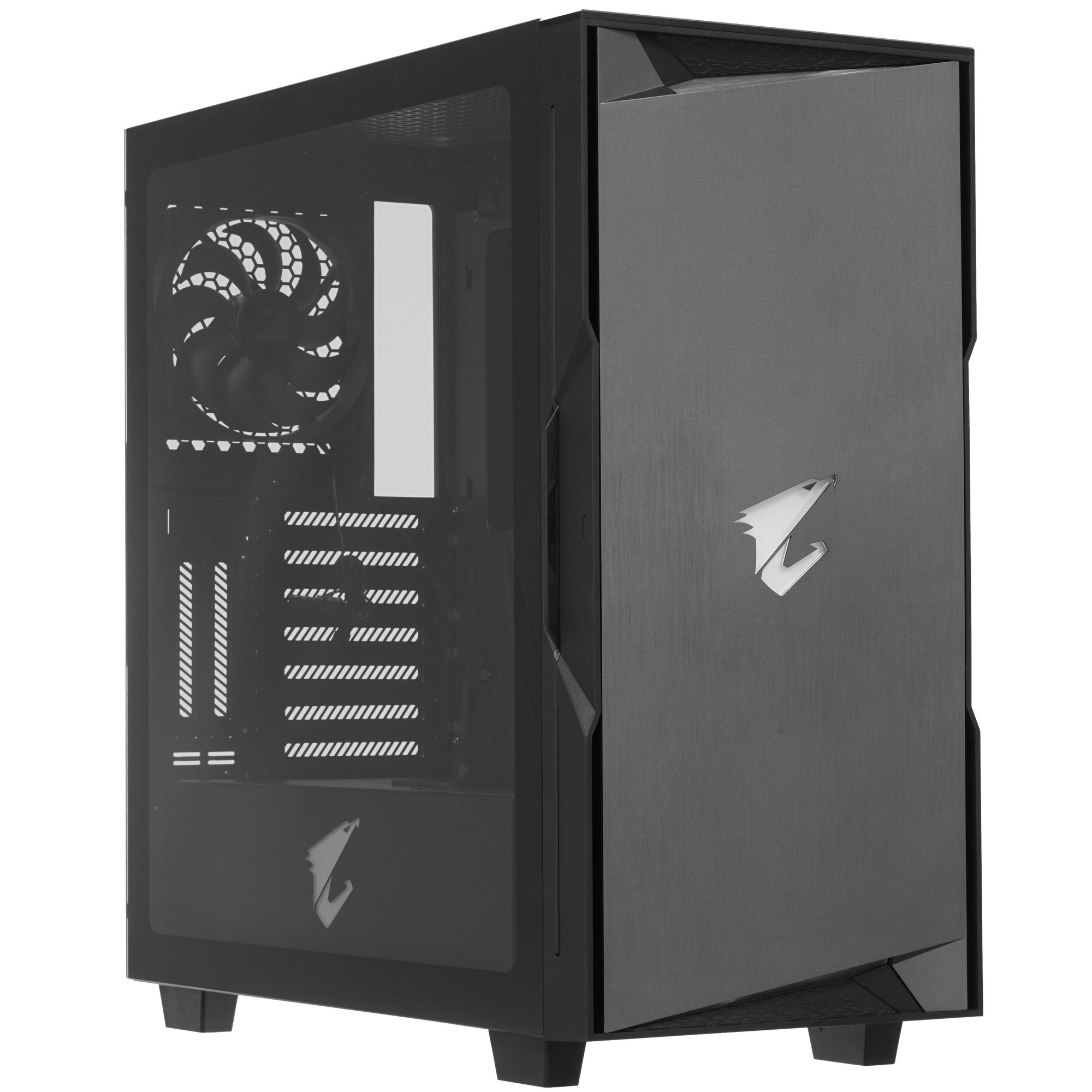 Компьютерный корпус Gigabyte AORUS С300 GB-AC300G черный без БП ATX 4x120mm 4x140mm 2xUSB3.0 audio b