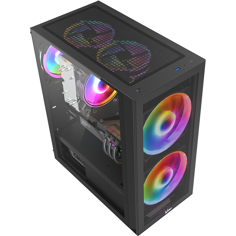Компьютерный корпус AeroCool / Formula Air Power G5 DUO черный без БП ATX 2x180mm 1xUSB3.0 1xUSB3.1