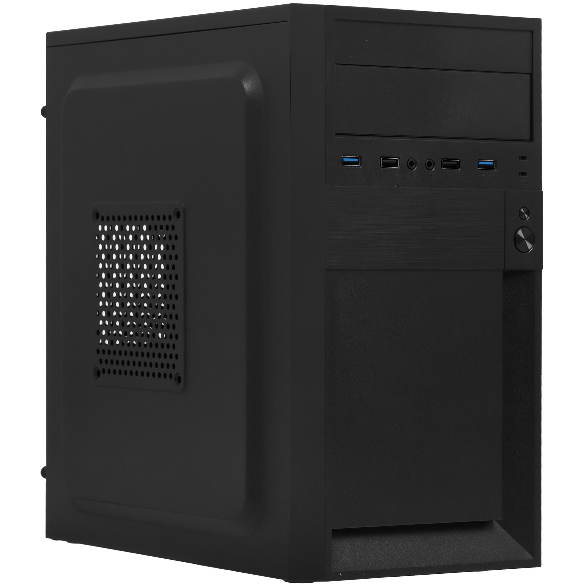 Корпус Minitower ExeGate EX291147RUS BAA-105U2-01-AAA450 (mATX, БП AAA450 с вент. 8см, 2*USB+2*USB3.