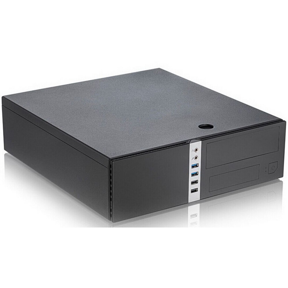 Компьютерный корпус Foxline FL-203-GT-300 mATX case black, w/PSU TFX 300W 80+ bronze, w/2xUSB2.0+2xU
