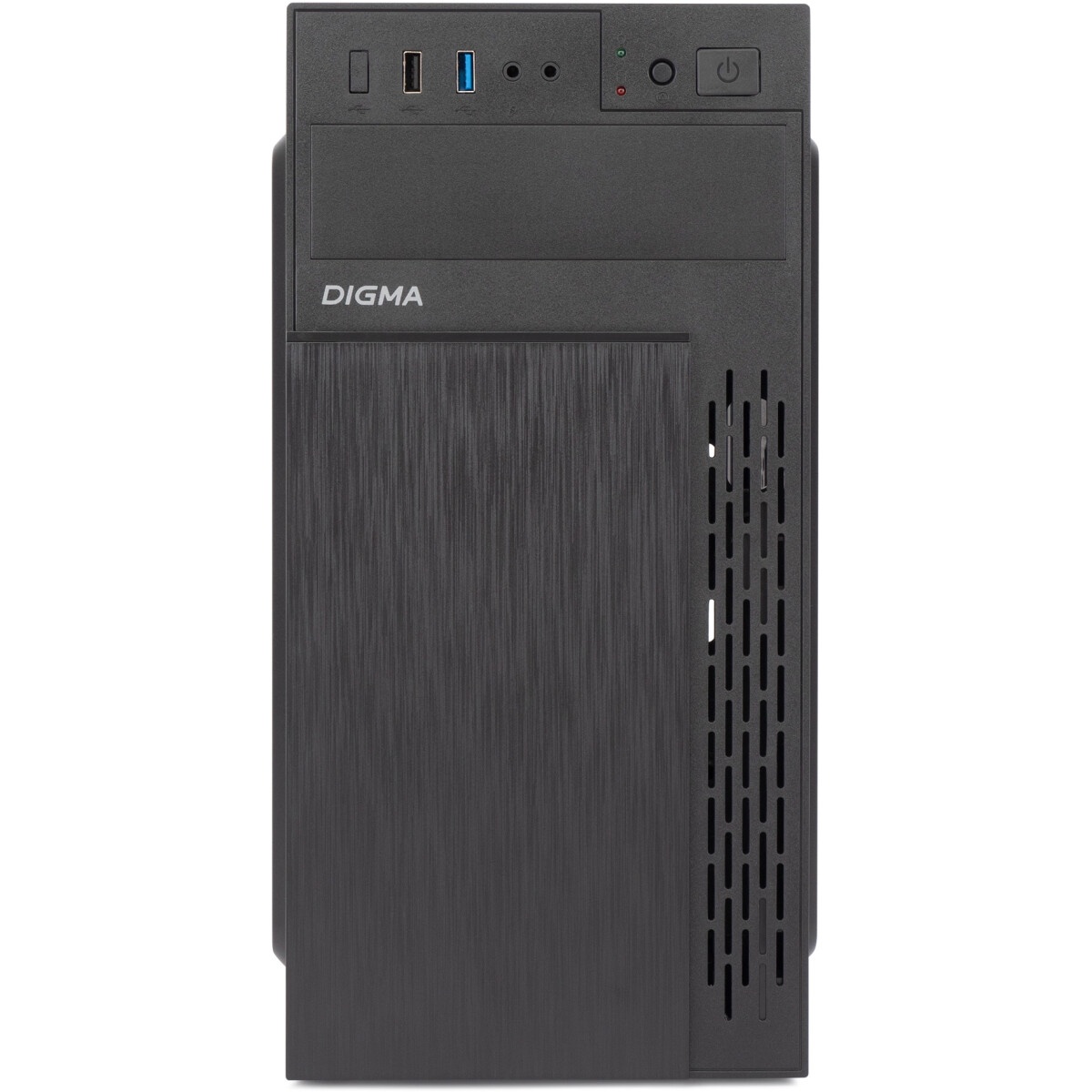 Компьютерный корпус Digma DCC-MN306 черный без БП mATX 1x80mm 1x92mm 2x120mm 2xUSB2.0 1xUSB3.0 audio