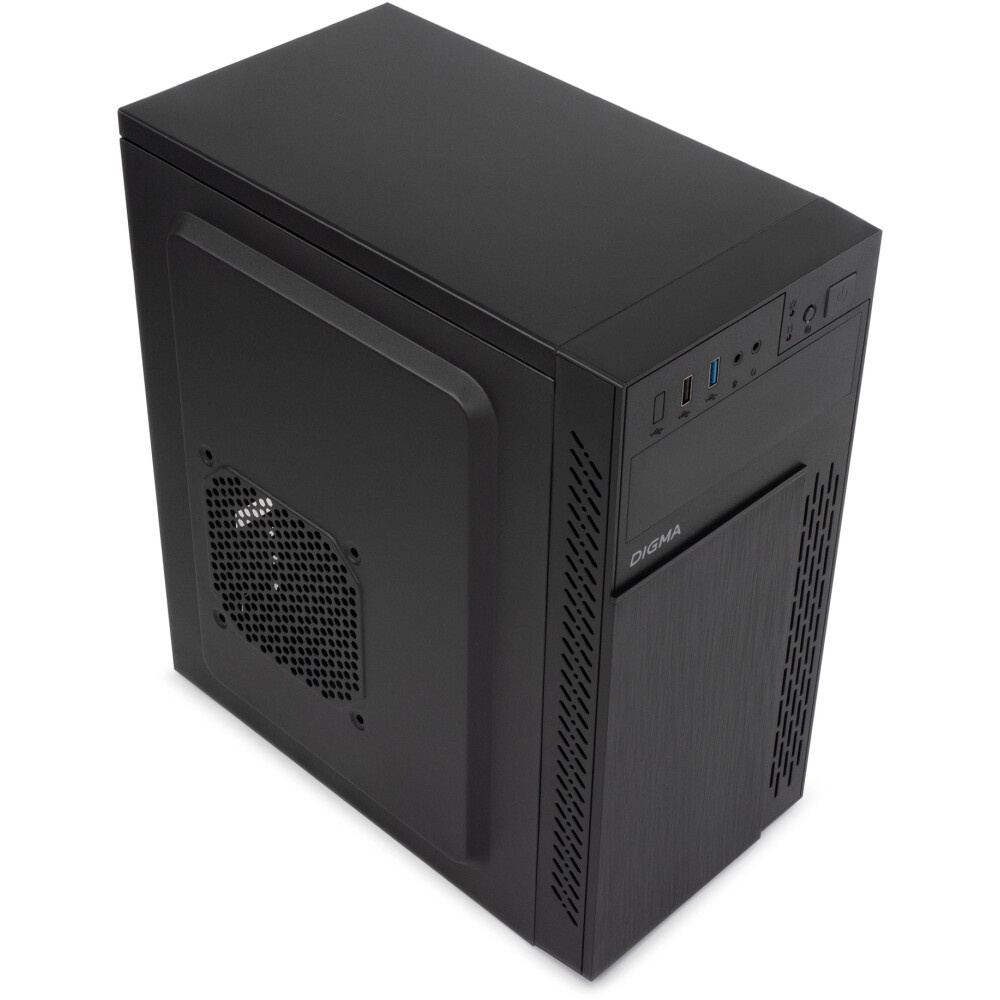 Компьютерный корпус Digma DCC-MN306 черный без БП mATX 1x80mm 1x92mm 2x120mm 2xUSB2.0 1xUSB3.0 audio
