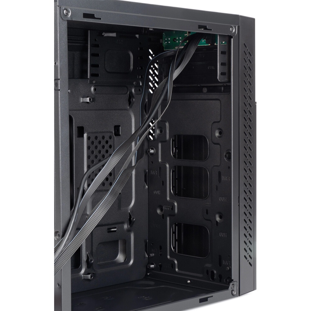 Компьютерный корпус Digma DCC-MN306 черный без БП mATX 1x80mm 1x92mm 2x120mm 2xUSB2.0 1xUSB3.0 audio