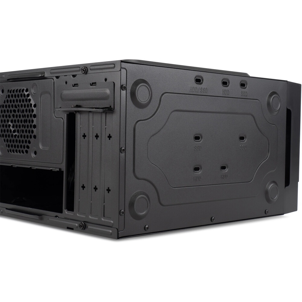 Компьютерный корпус Digma DCC-MN306 черный без БП mATX 1x80mm 1x92mm 2x120mm 2xUSB2.0 1xUSB3.0 audio