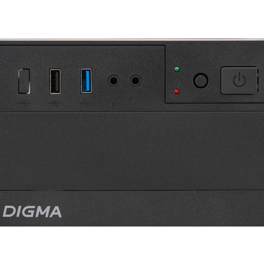 Компьютерный корпус Digma DCC-MN306 черный без БП mATX 1x80mm 1x92mm 2x120mm 2xUSB2.0 1xUSB3.0 audio