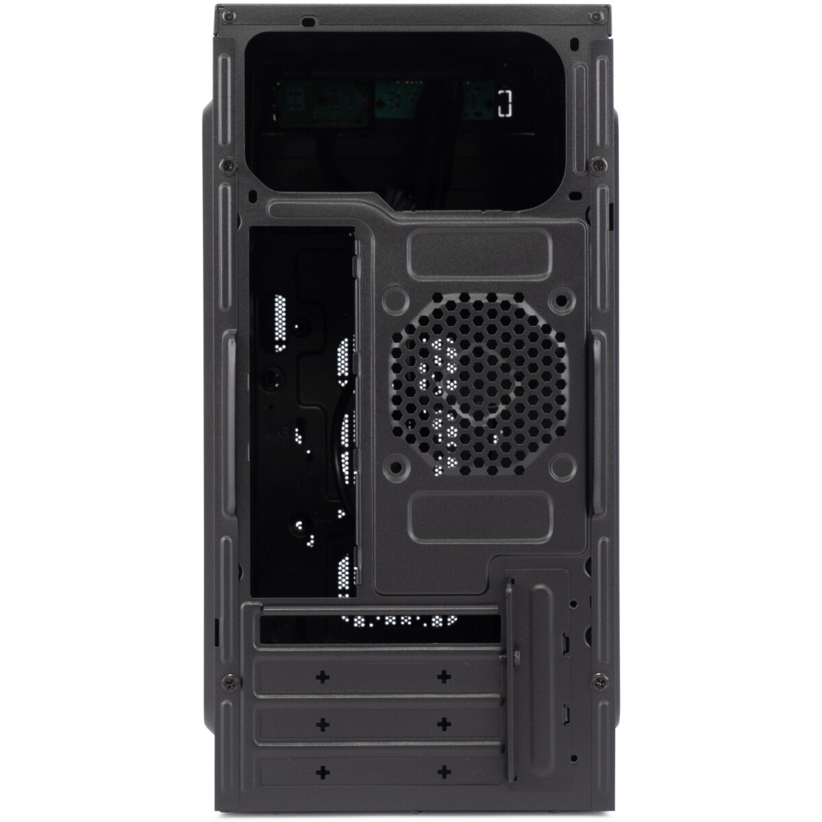 Компьютерный корпус Digma DCC-MN306 черный без БП mATX 1x80mm 1x92mm 2x120mm 2xUSB2.0 1xUSB3.0 audio