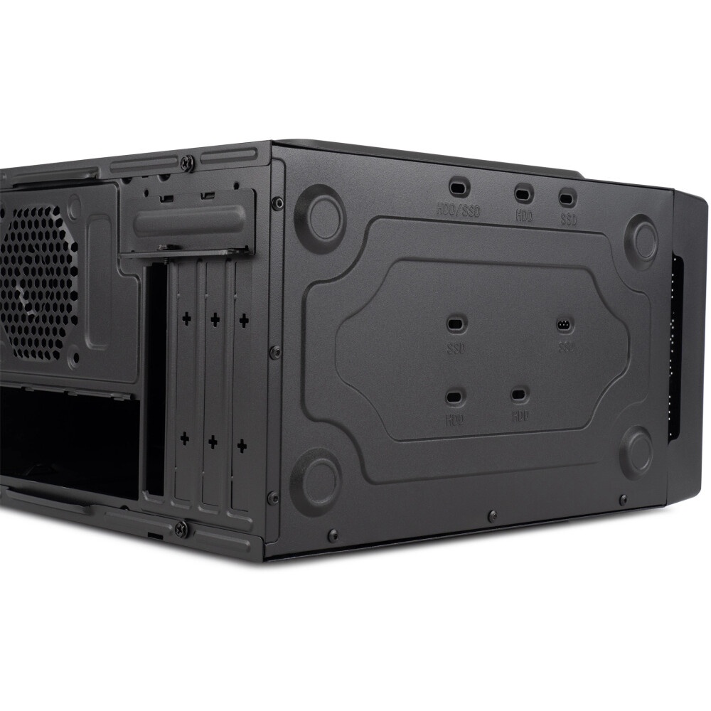 Компьютерный корпус Digma DCC-MN306 черный без БП mATX 1x80mm 1x92mm 2x120mm 2xUSB2.0 1xUSB3.0 audio