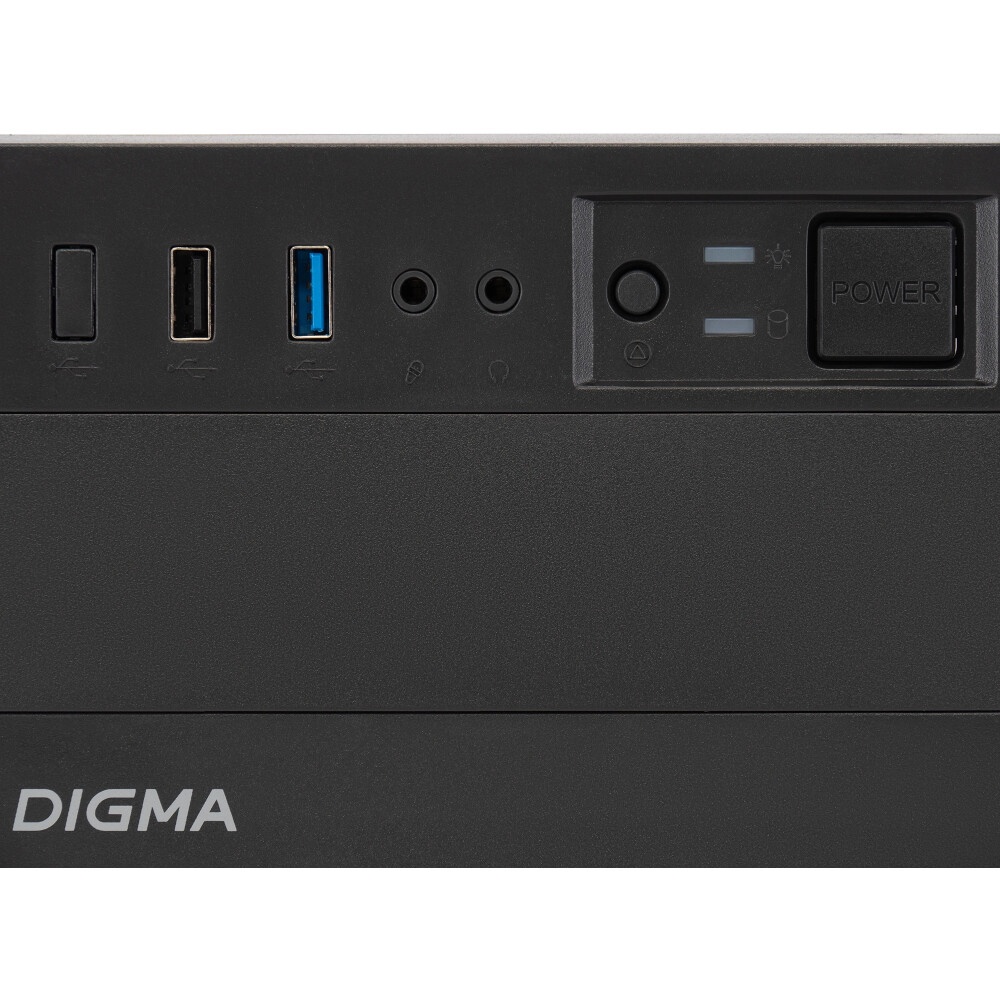 Компьютерный корпус Digma DCC-MN306 черный без БП mATX 1x80mm 1x92mm 2x120mm 2xUSB2.0 1xUSB3.0 audio