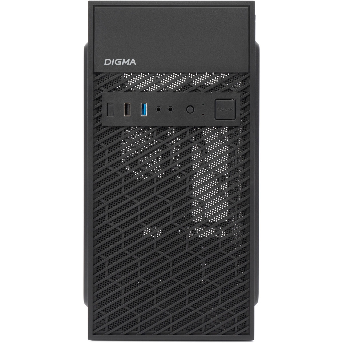 Компьютерный корпус Digma DCC-MN306 черный без БП mATX 1x80mm 1x92mm 2x120mm 2xUSB2.0 1xUSB3.0 audio
