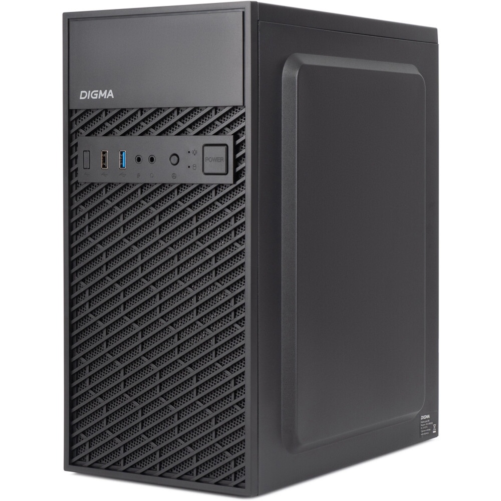 Компьютерный корпус Digma DCC-MN306 черный без БП mATX 1x80mm 1x92mm 2x120mm 2xUSB2.0 1xUSB3.0 audio
