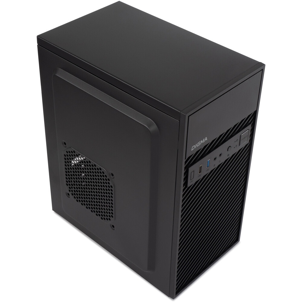 Компьютерный корпус Digma DCC-MN306 черный без БП mATX 1x80mm 1x92mm 2x120mm 2xUSB2.0 1xUSB3.0 audio