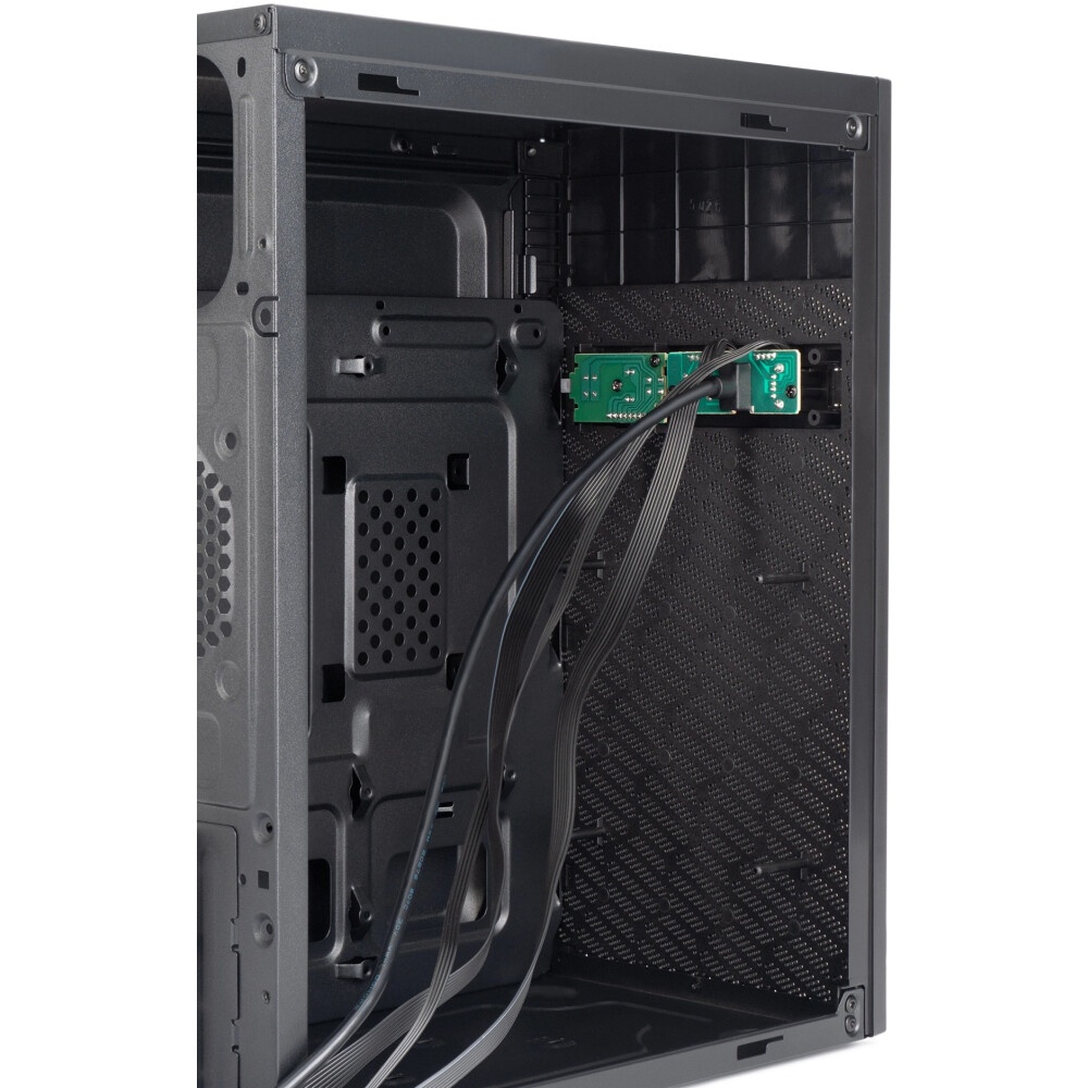 Компьютерный корпус Digma DCC-MN306 черный без БП mATX 1x80mm 1x92mm 2x120mm 2xUSB2.0 1xUSB3.0 audio