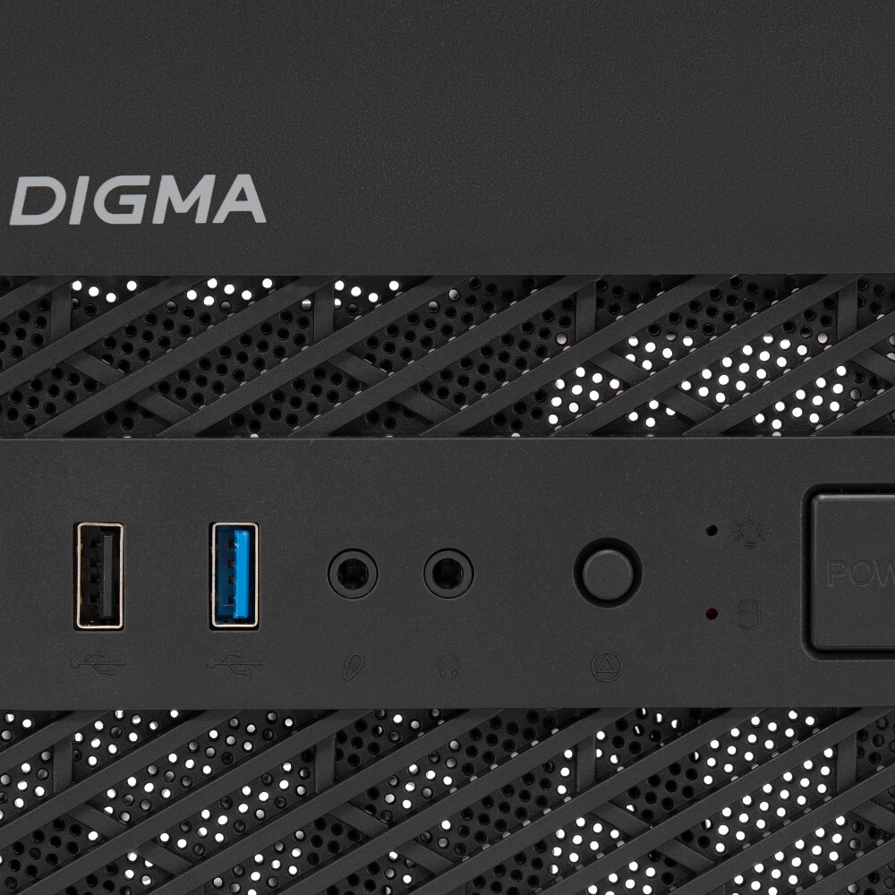 Компьютерный корпус Digma DCC-MN306 черный без БП mATX 1x80mm 1x92mm 2x120mm 2xUSB2.0 1xUSB3.0 audio