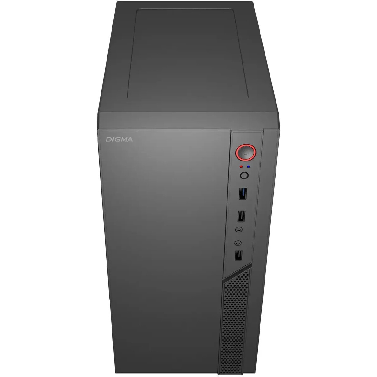 Компьютерный корпус Digma DCC-MN306 черный без БП mATX 1x80mm 1x92mm 2x120mm 2xUSB2.0 1xUSB3.0 audio