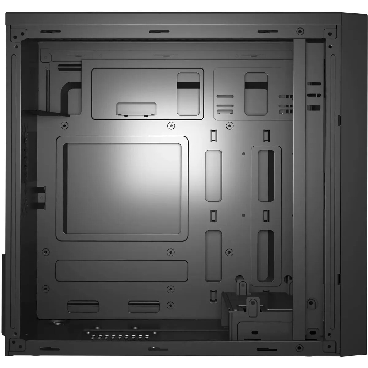 Компьютерный корпус Digma DCC-MN306 черный без БП mATX 1x80mm 1x92mm 2x120mm 2xUSB2.0 1xUSB3.0 audio