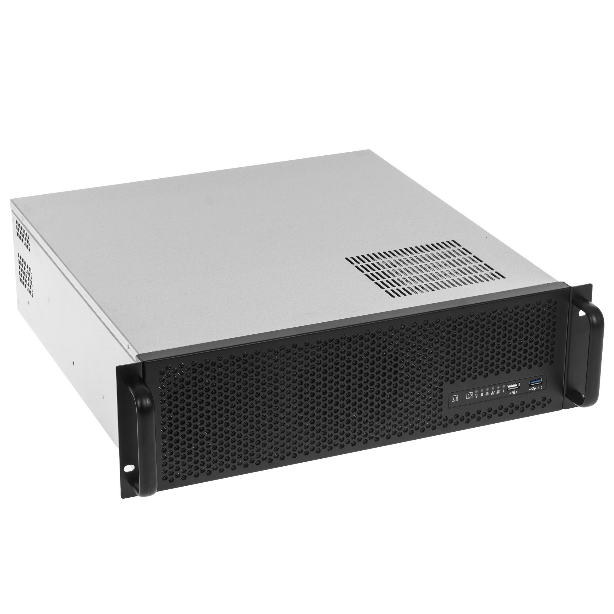 Серверный корпус ExeGate EX293904RUS Pro 3U450-09 RM 19", высота 3U, глубина 450, БП 2U-920ADS, USB