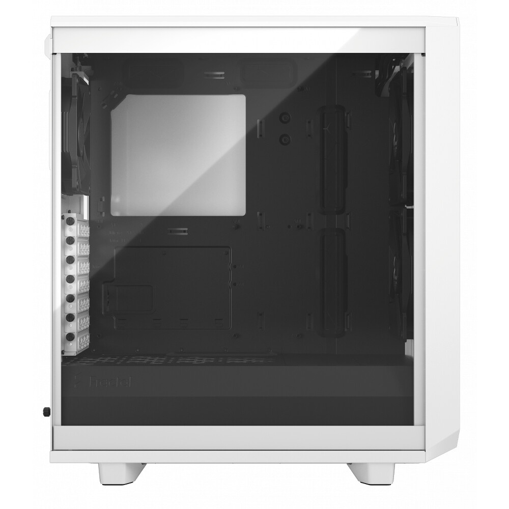 Корпус Fractal Design MESHIFY 2 COMPACT WHITE - TG / ATX, TG / 2x140mm & 1x120mm fans inc. / FD-C-ME