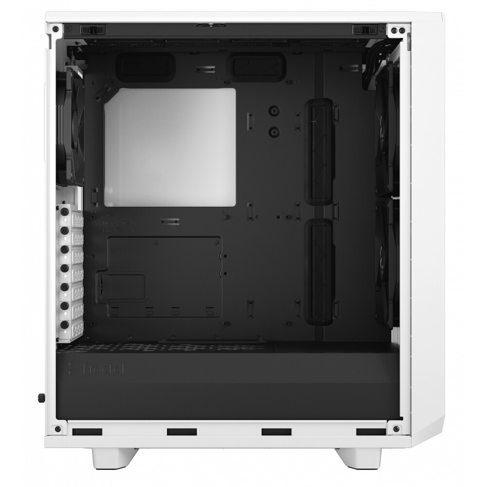Корпус Fractal Design MESHIFY 2 COMPACT WHITE - TG / ATX, TG / 2x140mm & 1x120mm fans inc. / FD-C-ME