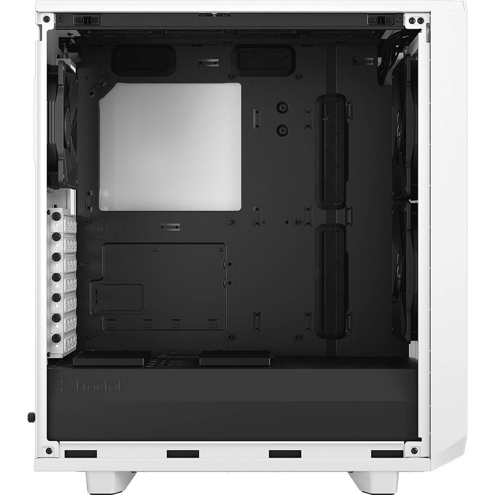 Корпус Fractal Design MESHIFY 2 COMPACT WHITE - TG / ATX, TG / 2x140mm & 1x120mm fans inc. / FD-C-ME