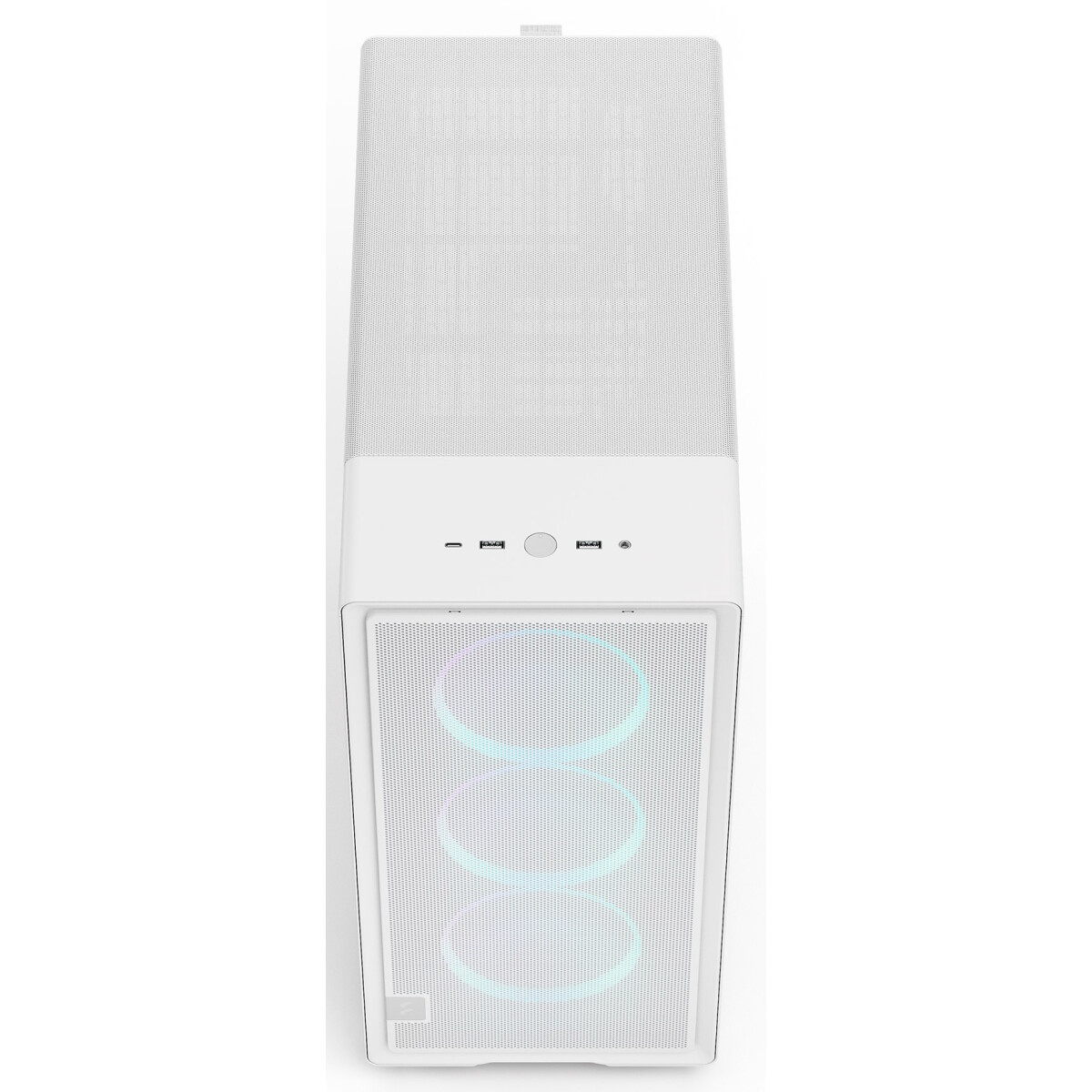 Корпус Fractal Design MESHIFY 2 COMPACT WHITE - TG / ATX, TG / 2x140mm & 1x120mm fans inc. / FD-C-ME