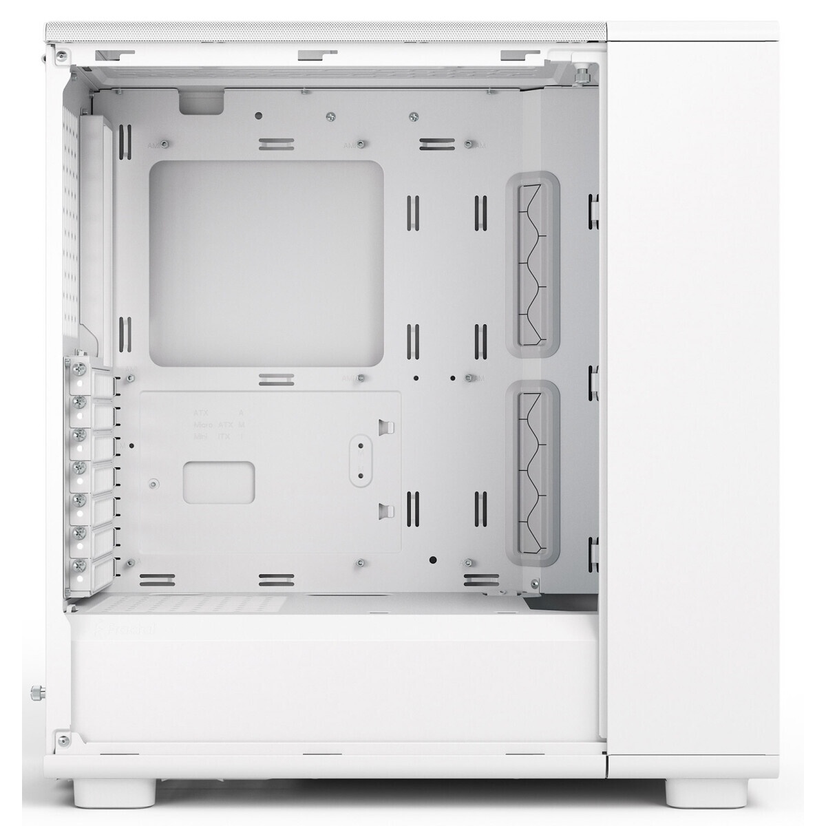 Корпус Fractal Design MESHIFY 2 COMPACT WHITE - TG / ATX, TG / 2x140mm & 1x120mm fans inc. / FD-C-ME