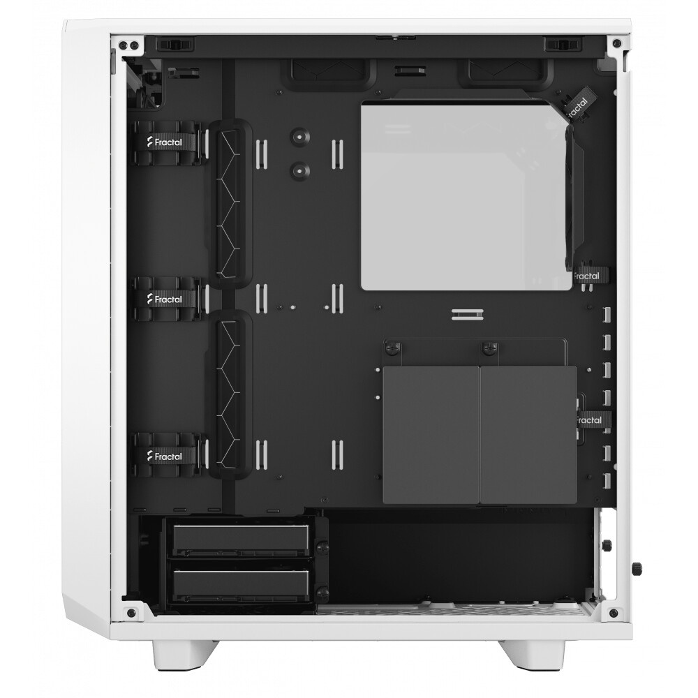 Корпус Fractal Design MESHIFY 2 COMPACT WHITE - TG / ATX, TG / 2x140mm & 1x120mm fans inc. / FD-C-ME