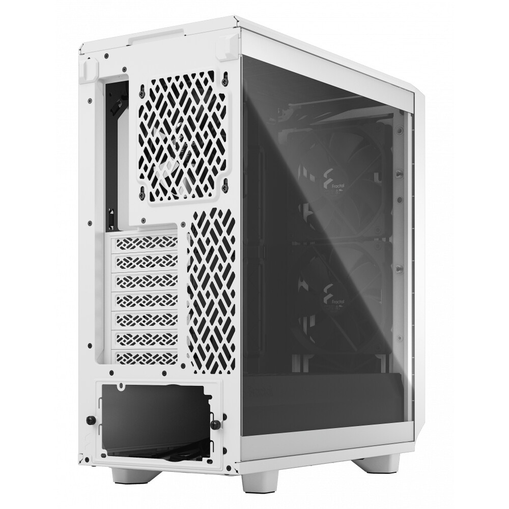 Корпус Fractal Design MESHIFY 2 COMPACT WHITE - TG / ATX, TG / 2x140mm & 1x120mm fans inc. / FD-C-ME