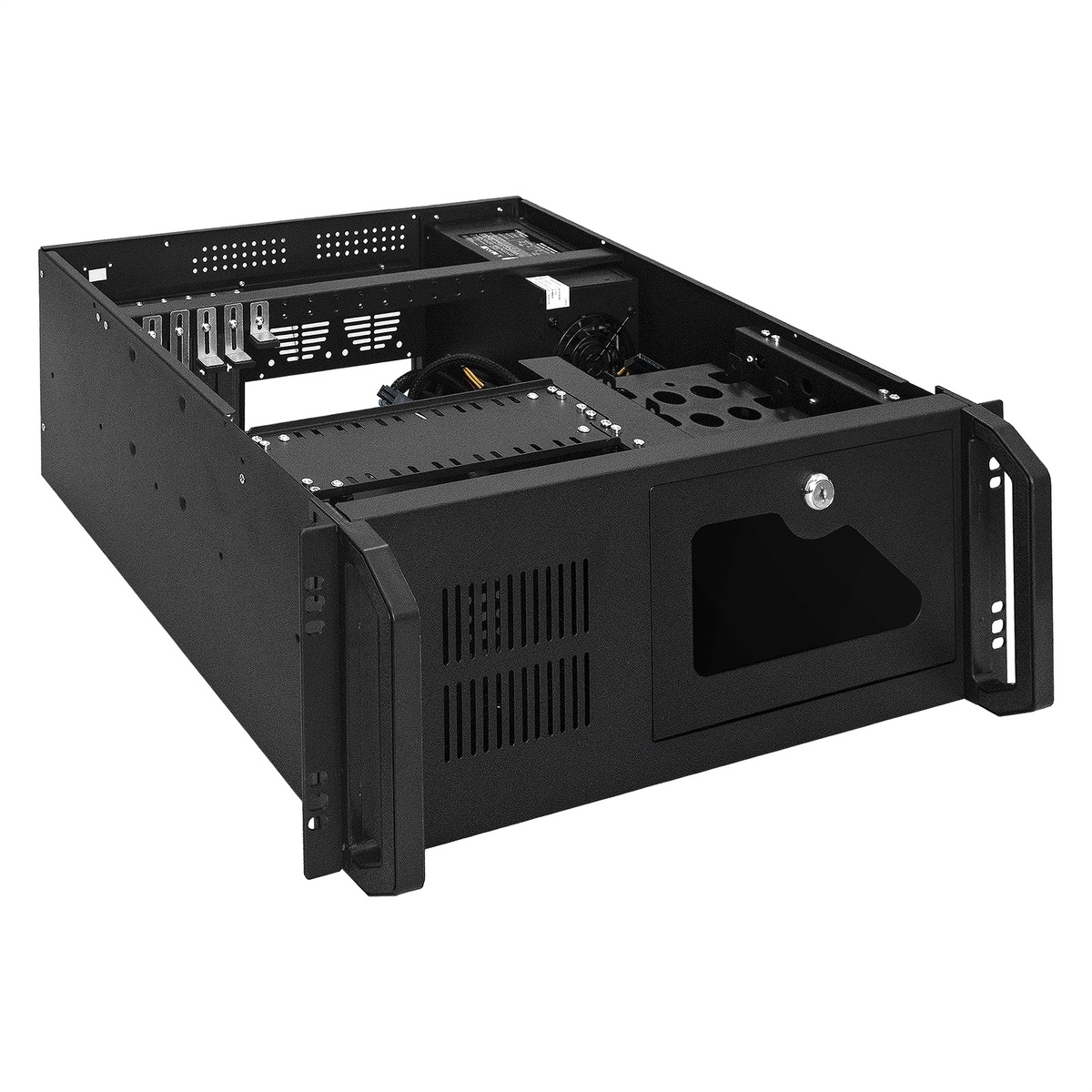 Серверный корпус ExeGate EX293563RUS Pro 4U450-26/4U4020S RM 19", высота 4U, глубина 450, БП 1200AD