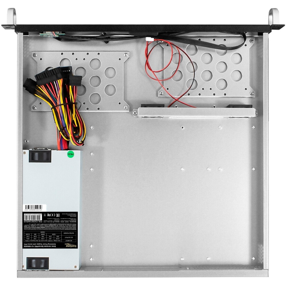 Серверный корпус ExeGate Pro 2U350-33, RM 19", высота 2U, глубина 350, без БП, 2*USB+1* USB3.0