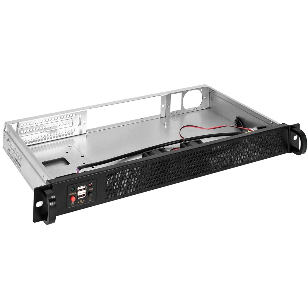 Серверный корпус ExeGate Pro 2U350-33, RM 19", высота 2U, глубина 350, без БП, 2*USB+1* USB3.0