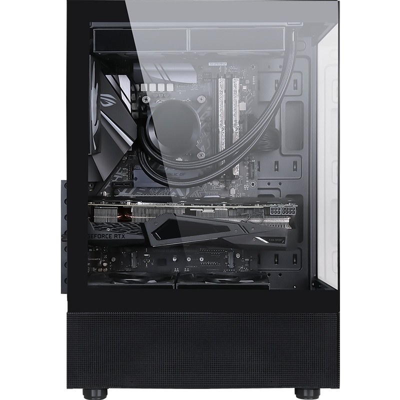 Компьютерный корпус AeroCool / Formula Crystal Z1 PLUS черный без БП ATX 3x120mm 2xUSB2.0 1xUSB3.0 1