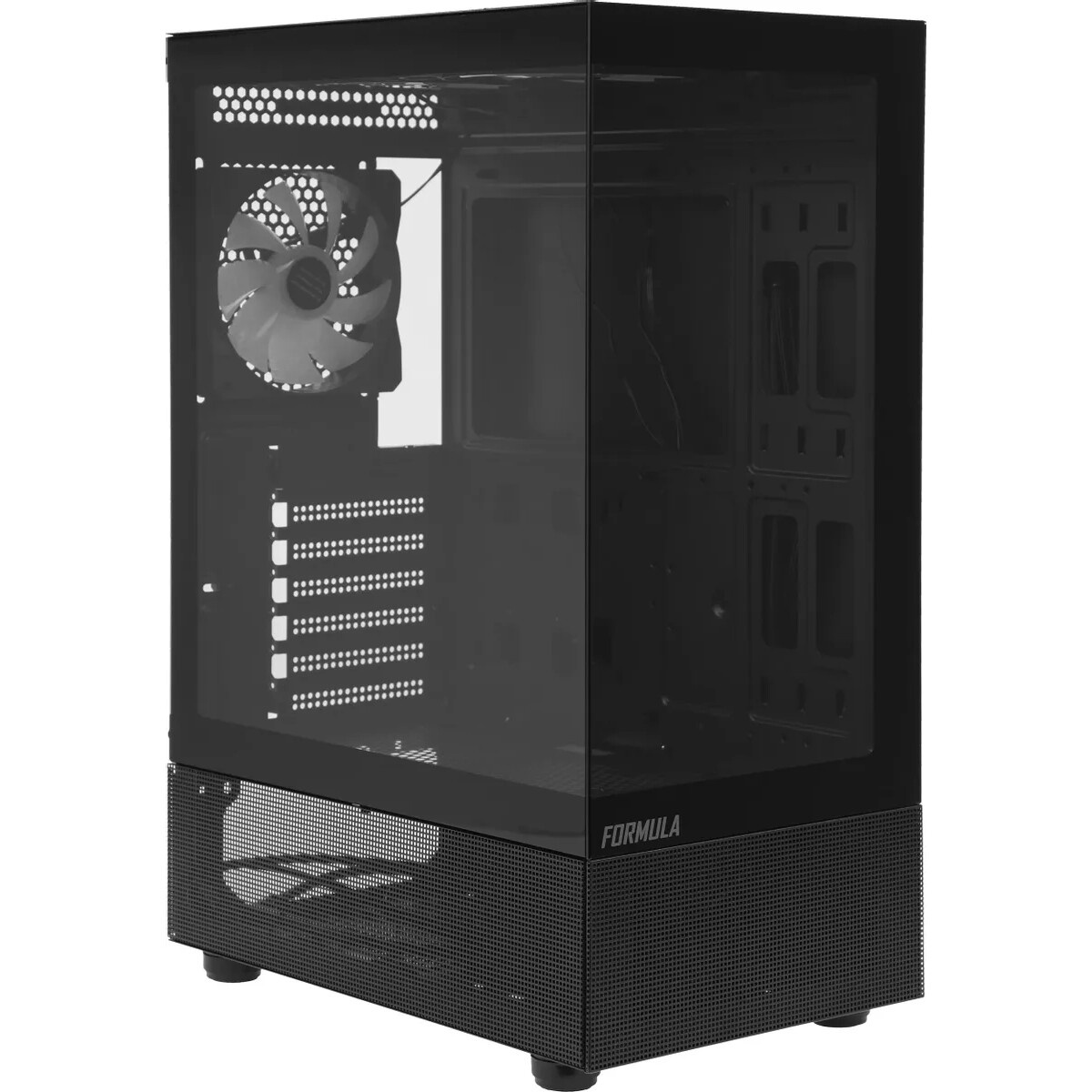 Компьютерный корпус AeroCool / Formula Crystal Z1 PLUS черный без БП ATX 3x120mm 2xUSB2.0 1xUSB3.0 1