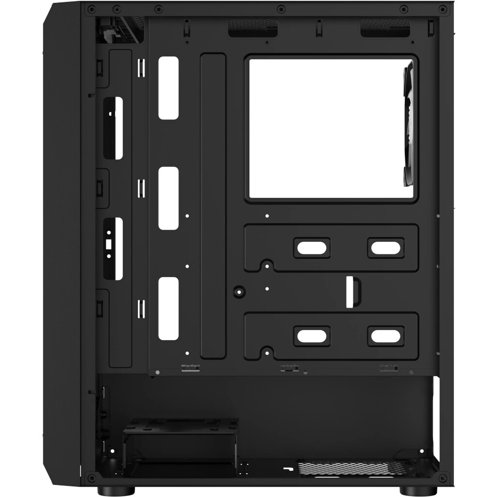 Компьютерный корпус Aerocool / Formula TimberLine T1 черный без БП ATX 4x120mm 1xUSB2.0 1xUSB3.0 1xU