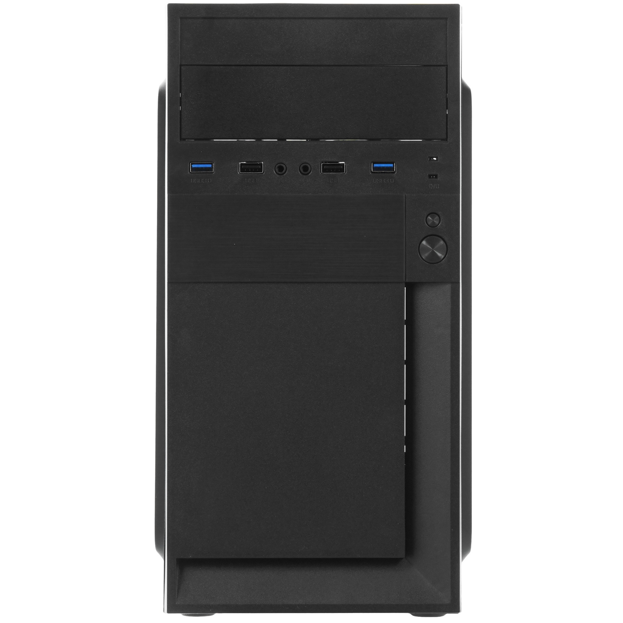 Корпус Minitower ExeGate EX291144RUS BAA-105U2-01 (mATX, без БП, 2*USB+2*USB3.0, аудио, черный)
