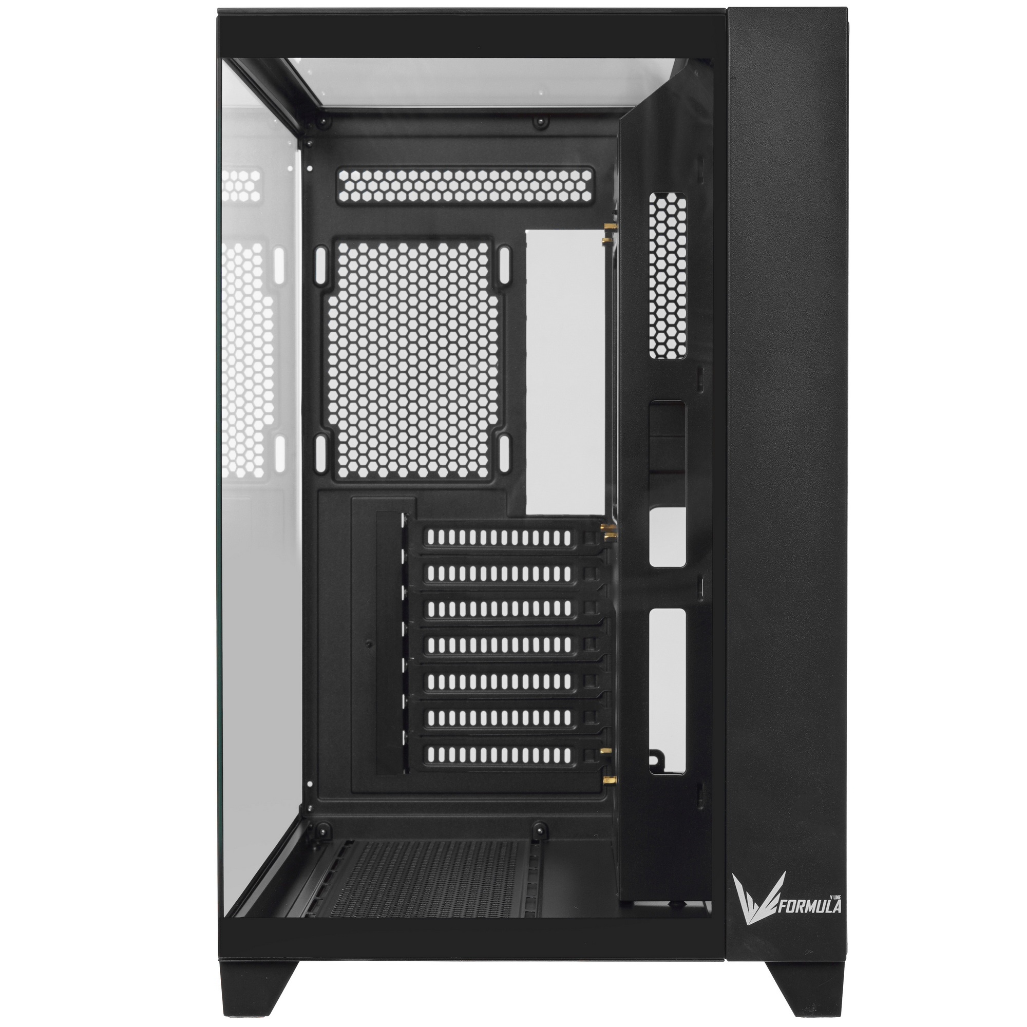 Компьютерный корпус Aerocool / Formula Crystal Z9 черный без БП ATX 7x120mm 2xUSB3.0 audio bott PSU
