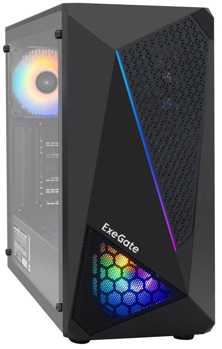 Компьютерный корпус Miditower ExeGate EVO-8225-NPX700 (ATX, БП 700NPX с вент. 12см, 2*USB+1*USB3.0,