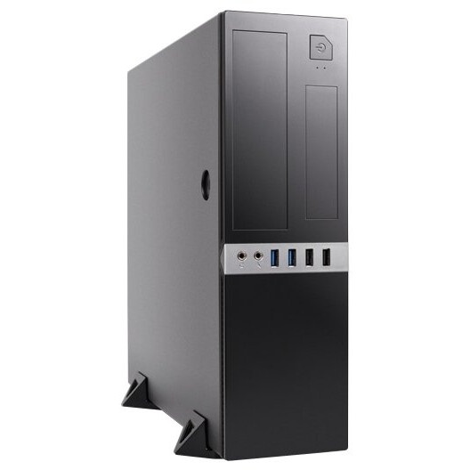Компьютерный корпус Desktop ExeGate MI-301U-300 (mATX/mini-ITX, 1U-F300S 4см, 1*USB+1*USB3.0, аудио,