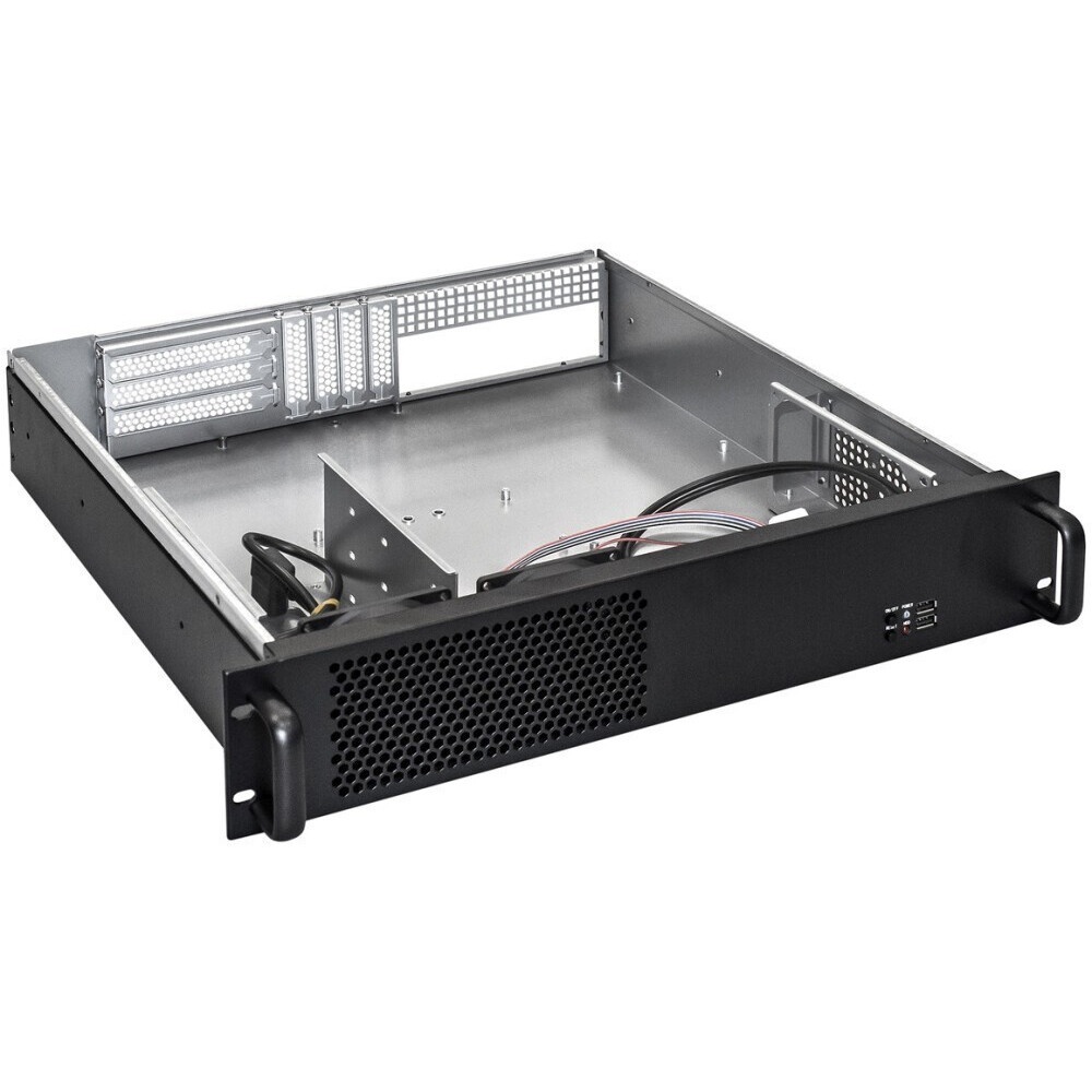 Серверный корпус ExeGate Pro 2U550-04 (RM 19", высота 2U, глубина 550, БП 1100ADS, 2*USB)