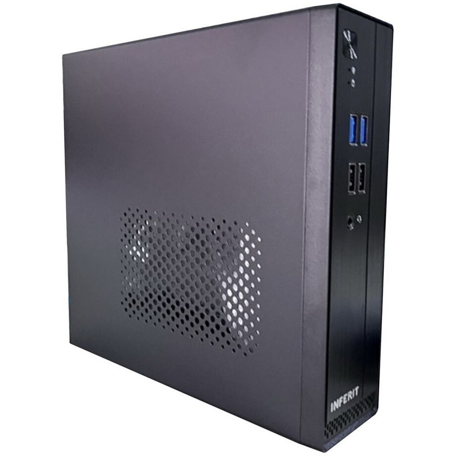 Корпус FoxLine FL-105-AD120-DC-INF (FL-105-AD120-DC-INF) FL-105-AD120-DC-INF mITX case (2L), 2*USB2.